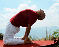 Dr. Sohail Ebady Doing Yoga in Thailand