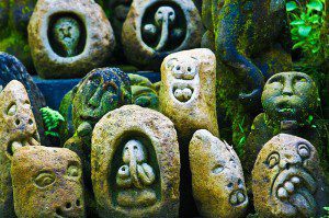 Ubud stone carvings